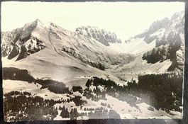 Adelboden Bunderspitz Nanihorn alte Postkarte