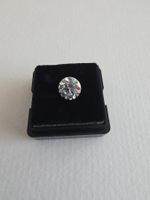 Moissanit (Diamant ähnlich) 7,5mm. 1,5 Karat Labor Gezüchtet