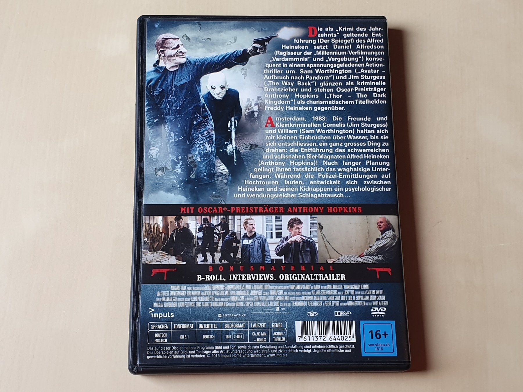 Alle DVDs: Kidnapping Freddy Heineken – Gebraucht aus Stansstad von collectorsshop 1