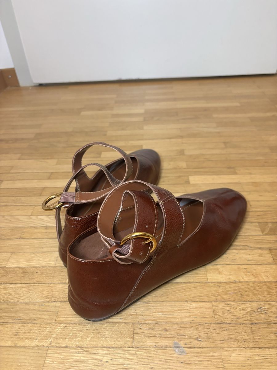 Zara Damenschuhe: Zara Leder Ballerinas Gr.38 – Gebraucht aus St. Gallen von heartbug 2