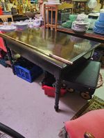 Antiker Tisch, Schwarz, Holz - Vintage Look, Top Zustand