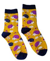 Socken Igel / Hedgehog / Pilze / Mushrooms