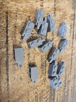 lego 30364 lot de 15 pièces Dark Bluish Gray Hinge Brick