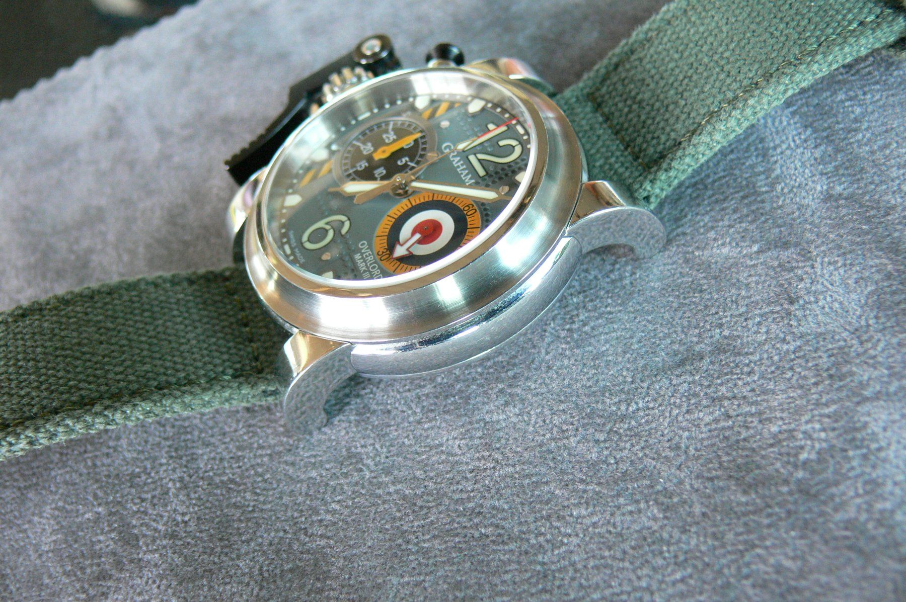 Graham Orologi: Graham Chronofighter overlord III  Spitfire   47mm Automatic – Usato da Remigen venduto da Kelias 6