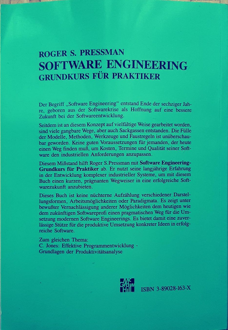 Libri: SOFTWARE ENGINEERING: Grundkurs für Praktiker – Usato da Niederhasli venduto da pri_62hf 1