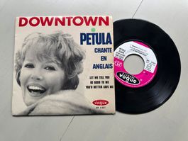 PETULA CLARK original EP Single aus Frankreich 60's Downtown