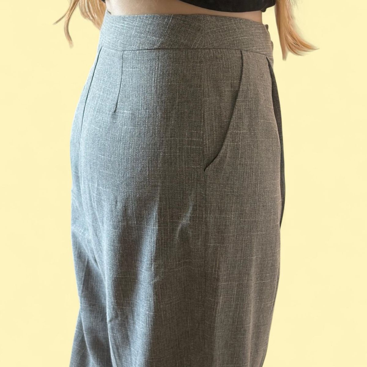 Pantaloni: Grey Pleated Trousers - Size M - Light Before Dark – Usato da Winterthur venduto da nadjaaa17 2
