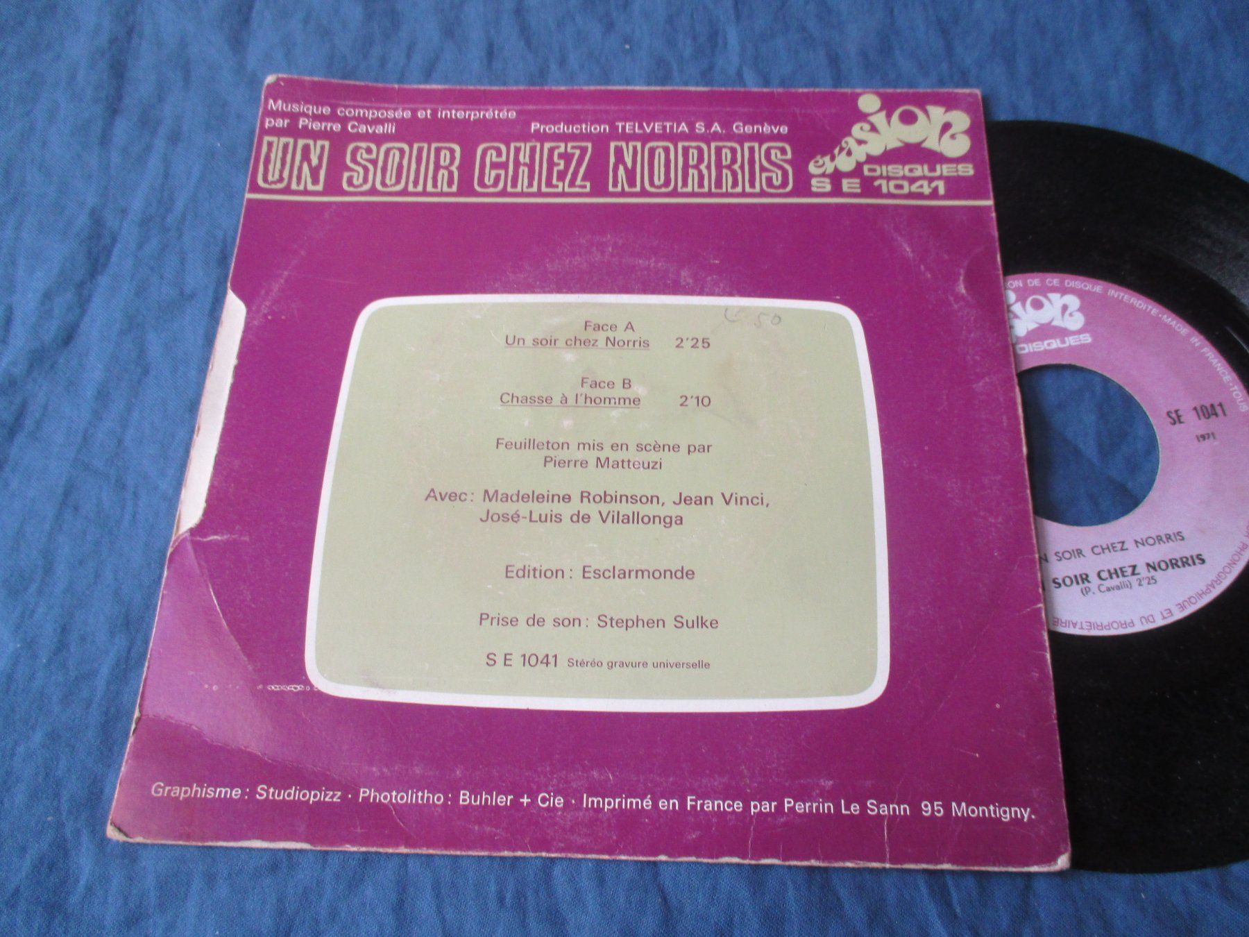 Schallplatten: Pierre Cavalli : Un soir chez Norris – Gebraucht aus Colombier NE von Nevenma 1
