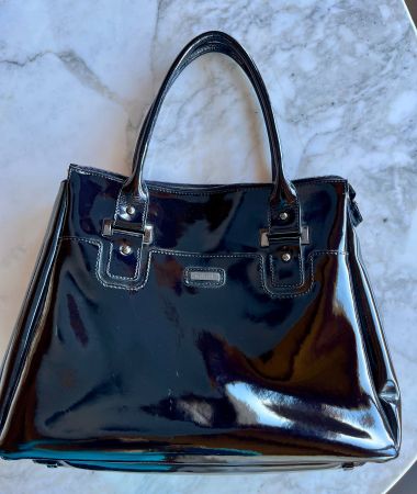 Navyboot Shopper, Vintage, Lackleder