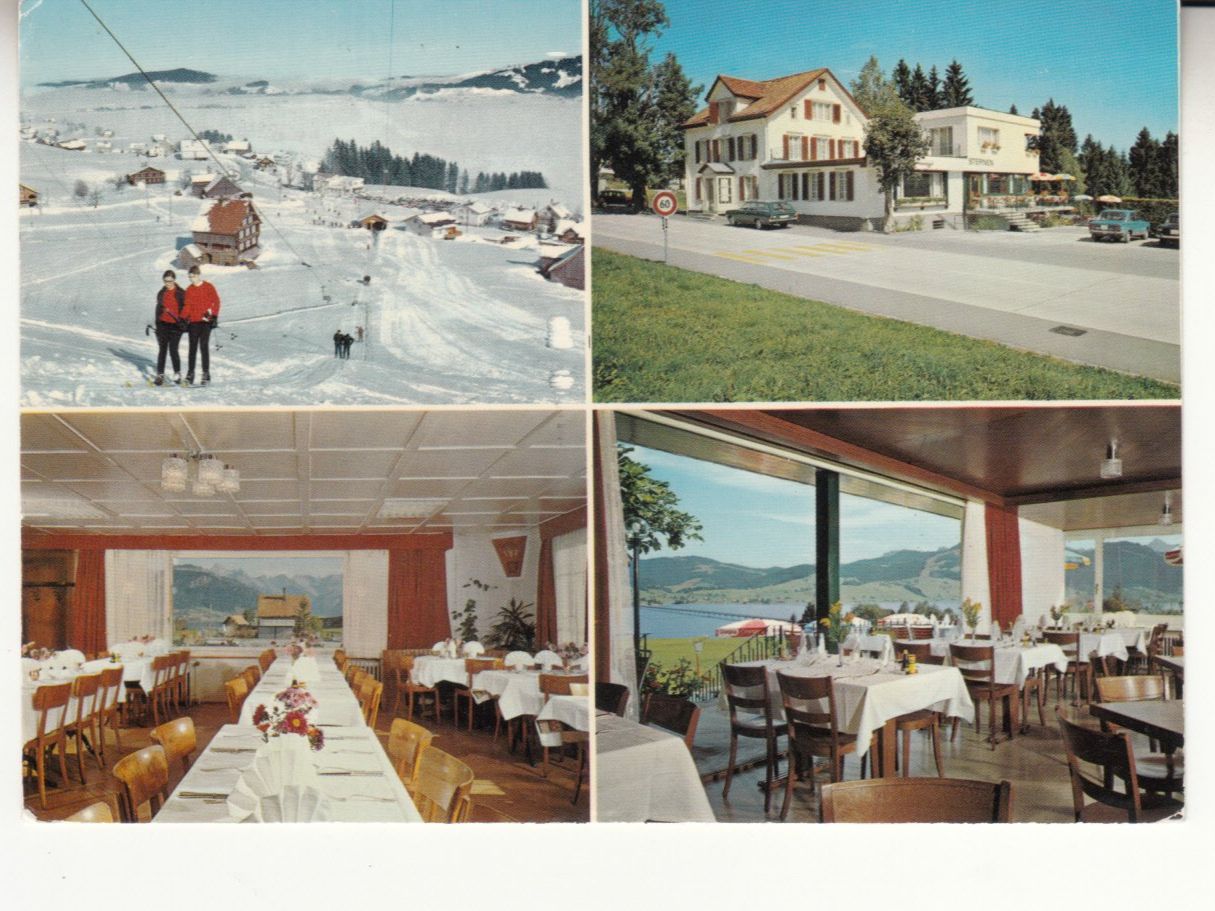 Ansichtskarten: Einsiedeln Birchli Sternen 1999 – Gebraucht aus Bürglen TG von StampGraf