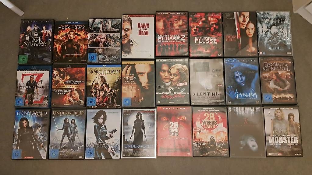 Tutti i DVDs: DVD & Blu-ray 24 Horror-, Thriller- & Fantasy-Filme  – Usato da Baden venduto da naira8
