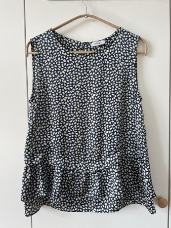MAX&Co. Ärmelloses Top / Bluse Floral – Gr. S (CH 36)
