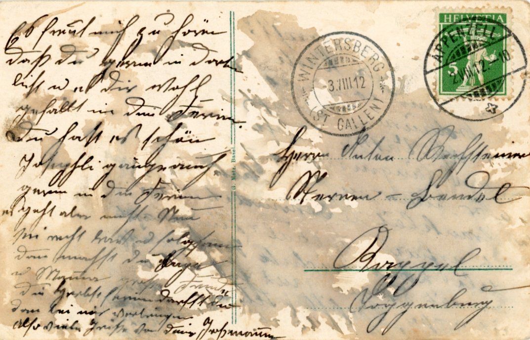 Ansichtskarten: Seealpsee   AI       um 1912 – Gebraucht aus Brig von Valcards54 1