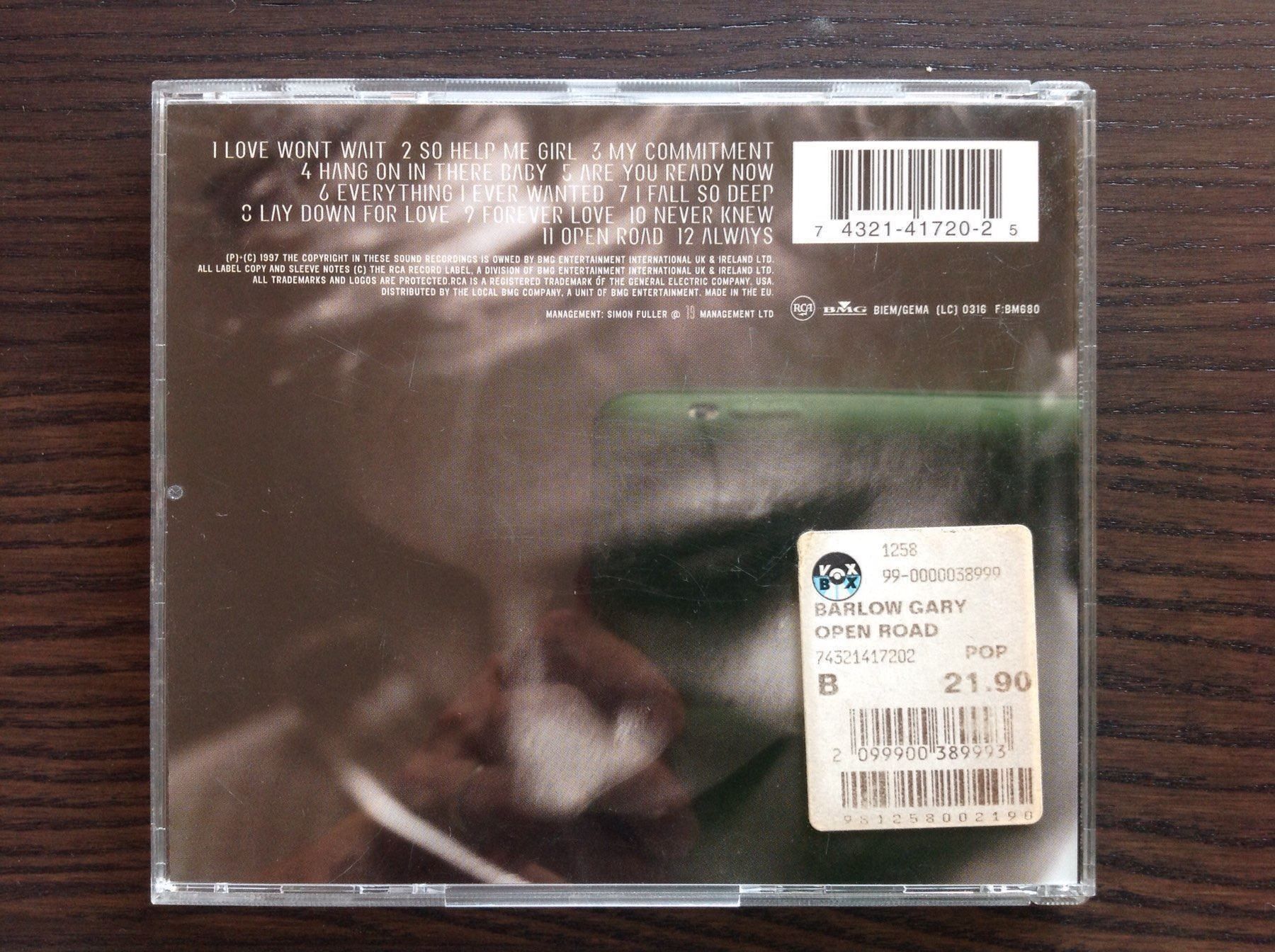 CD: Gary Barlow - Open Road – Usato da Aigle venduto da St_anger 1
