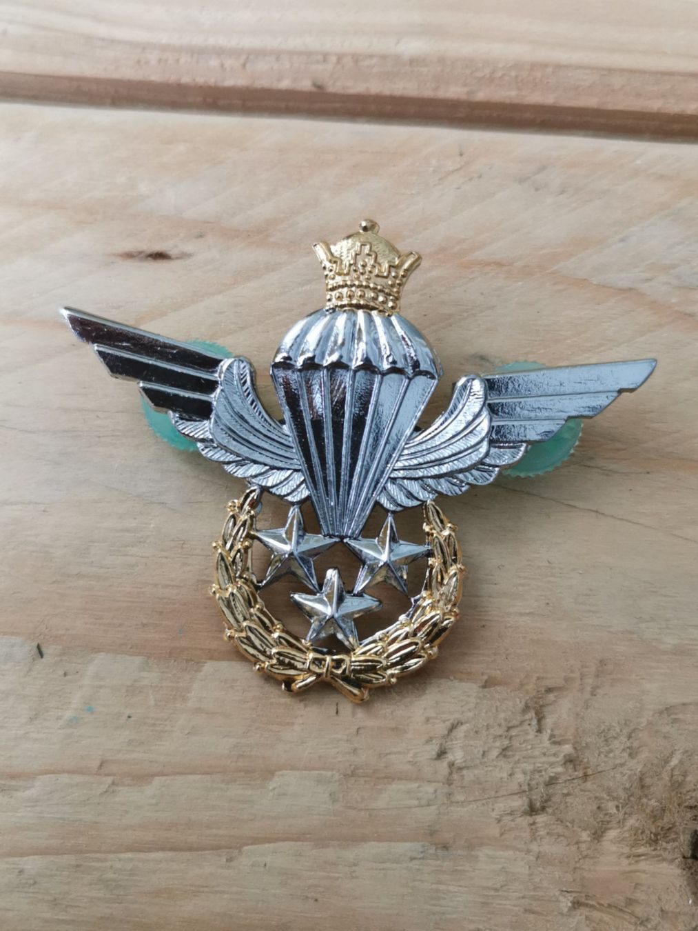 Messen: Abzeichen Fallschirmspringer Iran Luftwaffe Armee – Gebraucht aus Neuenkirch von bf-109