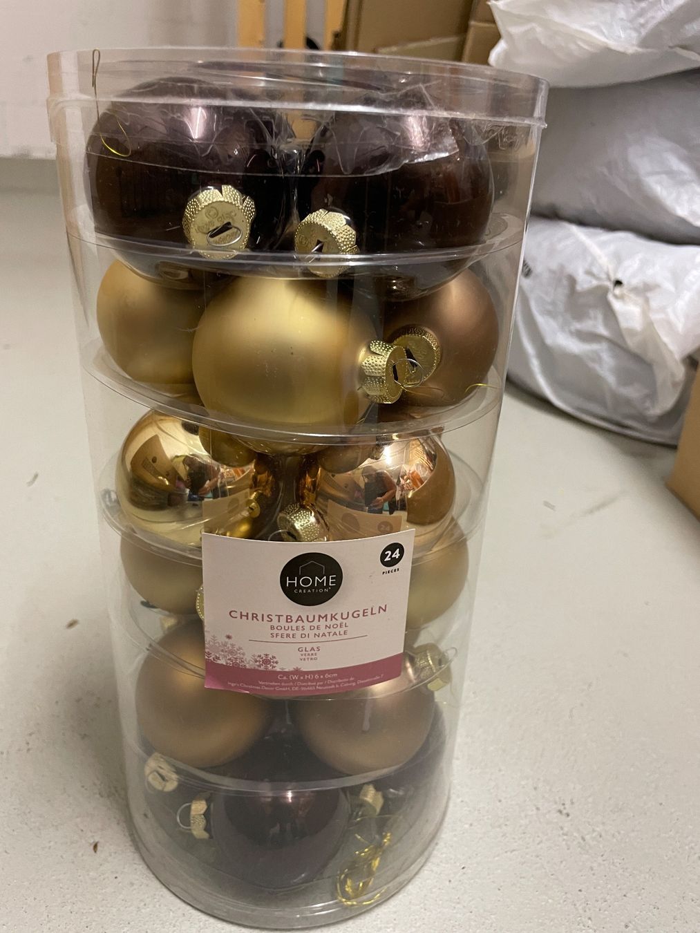 Tutte le decorazioni: Weihnachtskugeln goldig – Usato da Neftenbach venduto da Justine76
