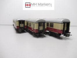 Märklin 4085+87+89 3-tlg. TEE-Reisezugwagenset der DB AC H0