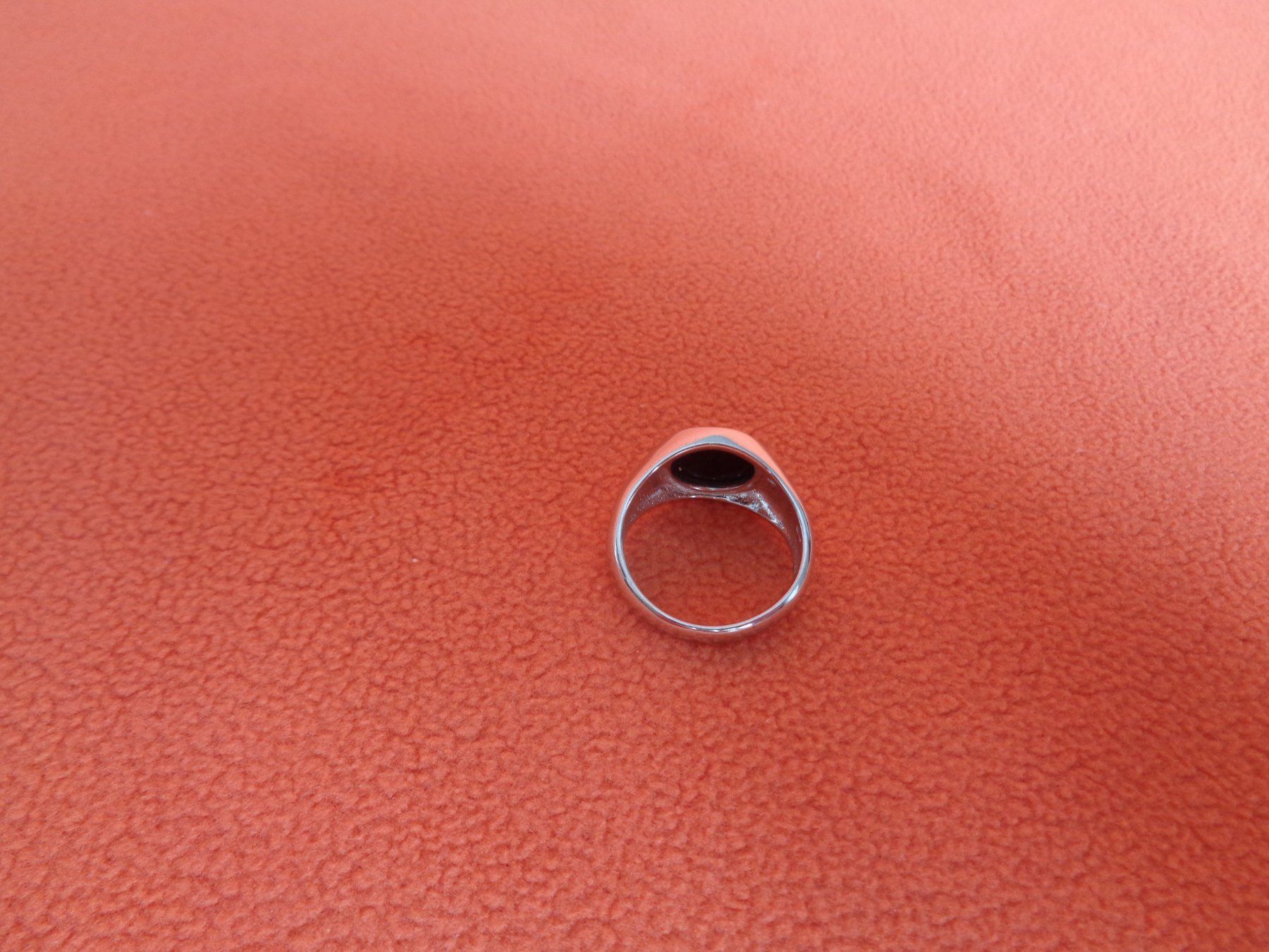 Anelli: Silberring mit Onyx - Sterling Silber 925 Grösse 63 – Nuovo (secondo la descrizione) da Chur venduto da omonia 7