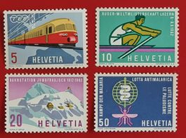 WERBEMARKEN SATZ 385 - 388 1962** POSTFRISCH
