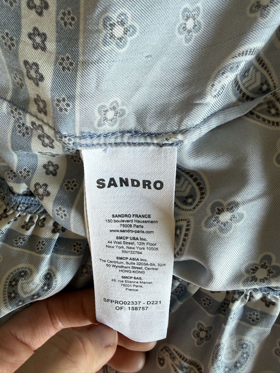 Sandro Vestiti: Seidenkleid Sandro, Gr M, NP 400.00, 100 % Seide – Usato da Münchenbuchsee venduto da Mantik 6