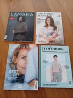 Strickmagazine Lamana, Lana Grossa, Liebe Wolle 4 Stk