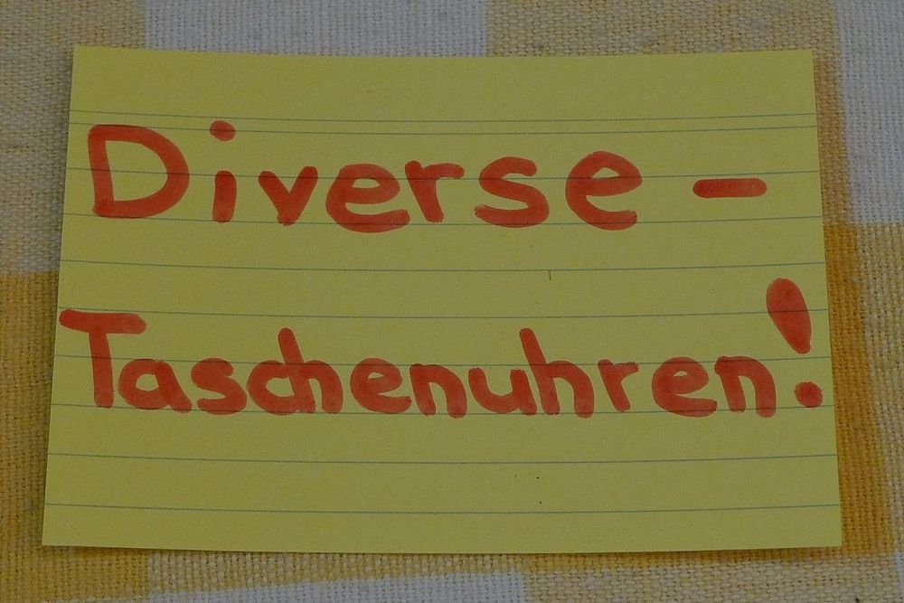 Orologi: Diverse-TASCHENUHREN! – Difettoso da Bern venduto da bn1640 6