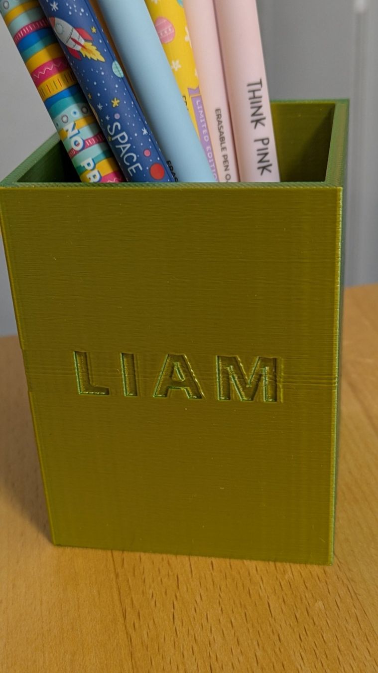 Altro in Scrittura & Disegno: Personalisierter Stiftehalter - LIAM - grün/goldene Farbe – Nuovo e nell'imballaggio originale da Staufen venduto da Fleby84 2
