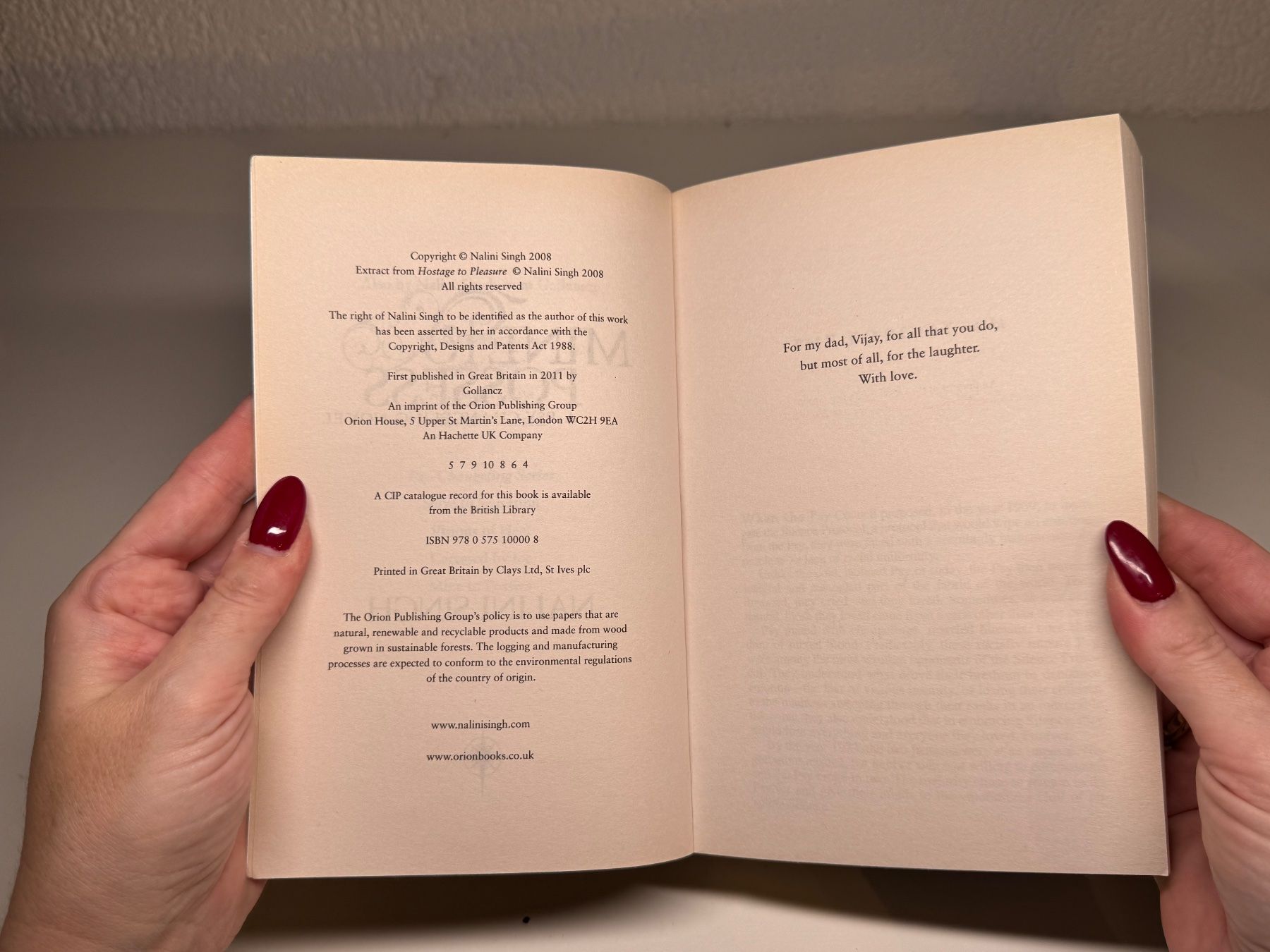 Bücher: NOVEL: Nalini Singh, Mine to Possess – Gebraucht aus Grosswangen von English_books 4
