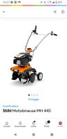 Motobineuse Stihl MH 445 largeur 45 cm état neuf