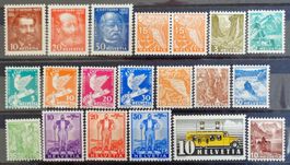 SVISLANDO: Des timbres neufs ** des années 1932 à 1942