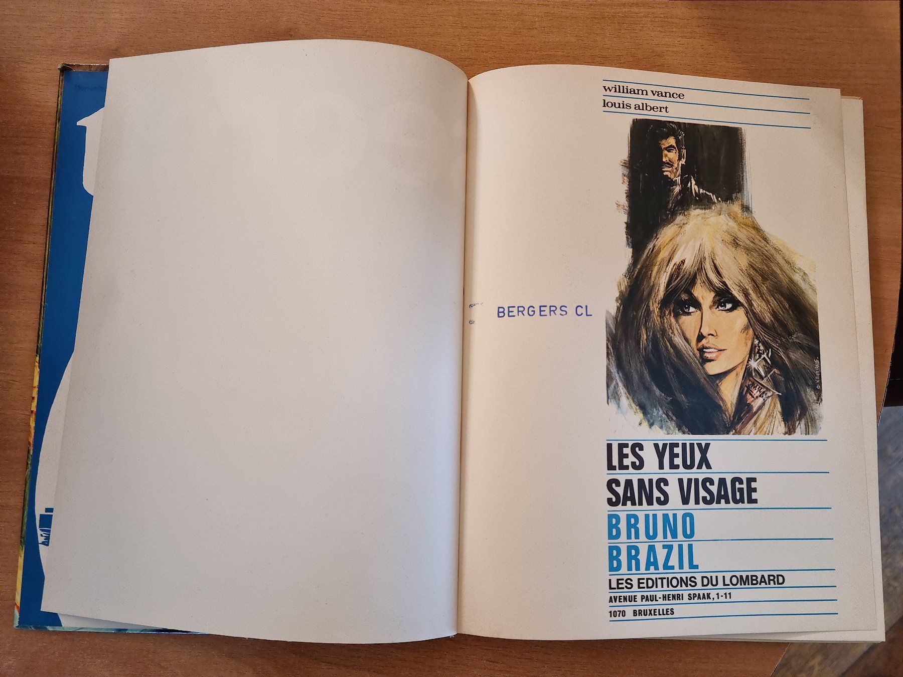 Fumetti: Bruno Brazil Les yeux sans visage E.O. 1971 – Usato da Carouge GE venduto da serginho22 2
