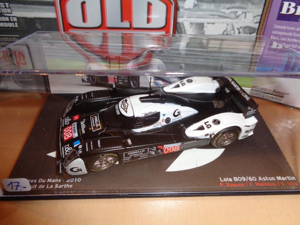 Voiture Miniature 1/43 Lola Aston Martin B09/60 - 24H Du Mans 2009, Collection Charouz Mücke Enge, Modèle ALA067 - 4
