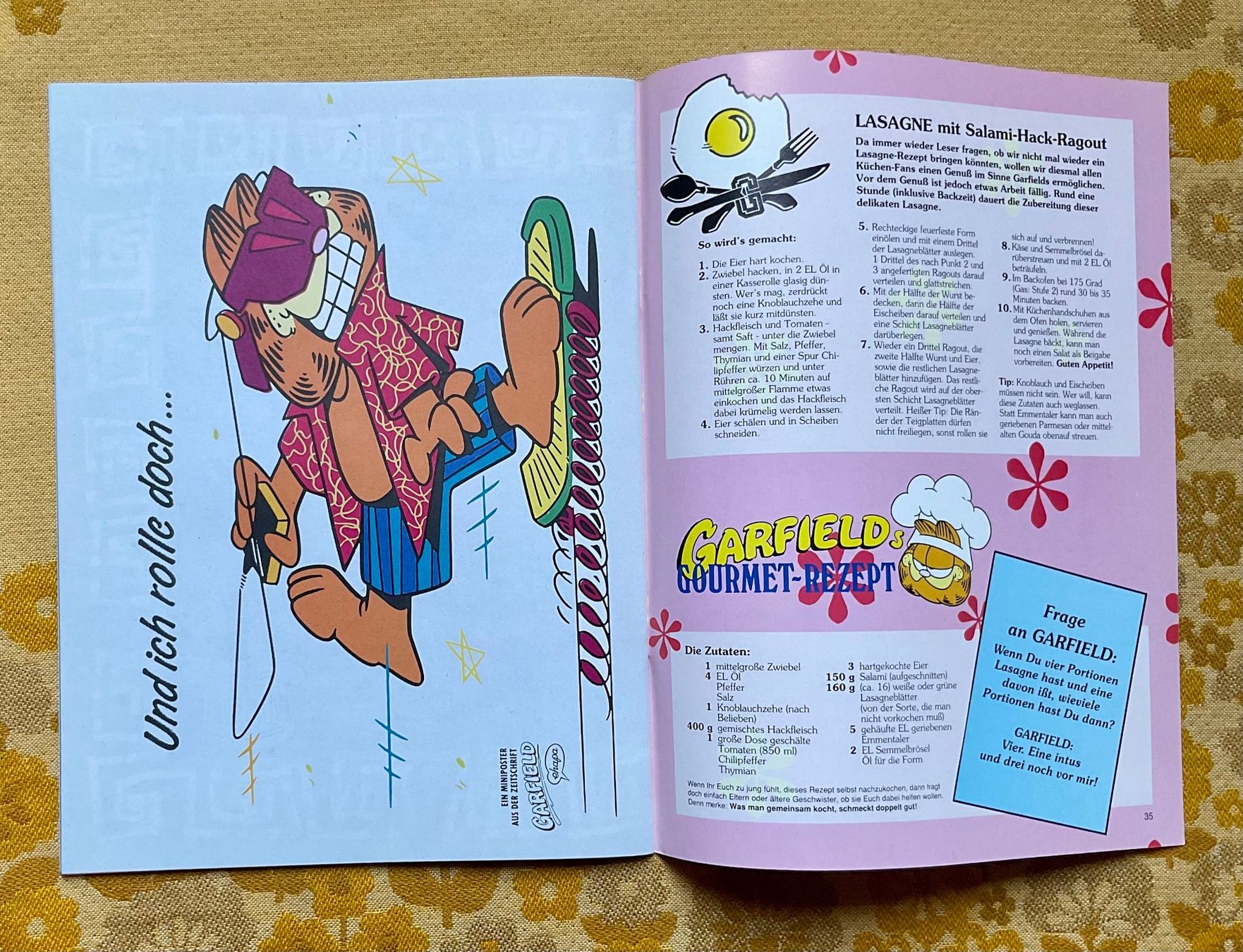 Fumetti: Garfield Heft Nr 8 von 1992 – Usato da Endingen venduto da nathan05 8
