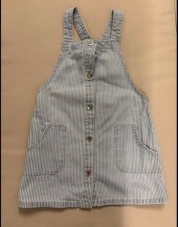 MNG Jeans Latzkleid Gr. 110, Gr. 4-5 Jahre, Top Zustand!