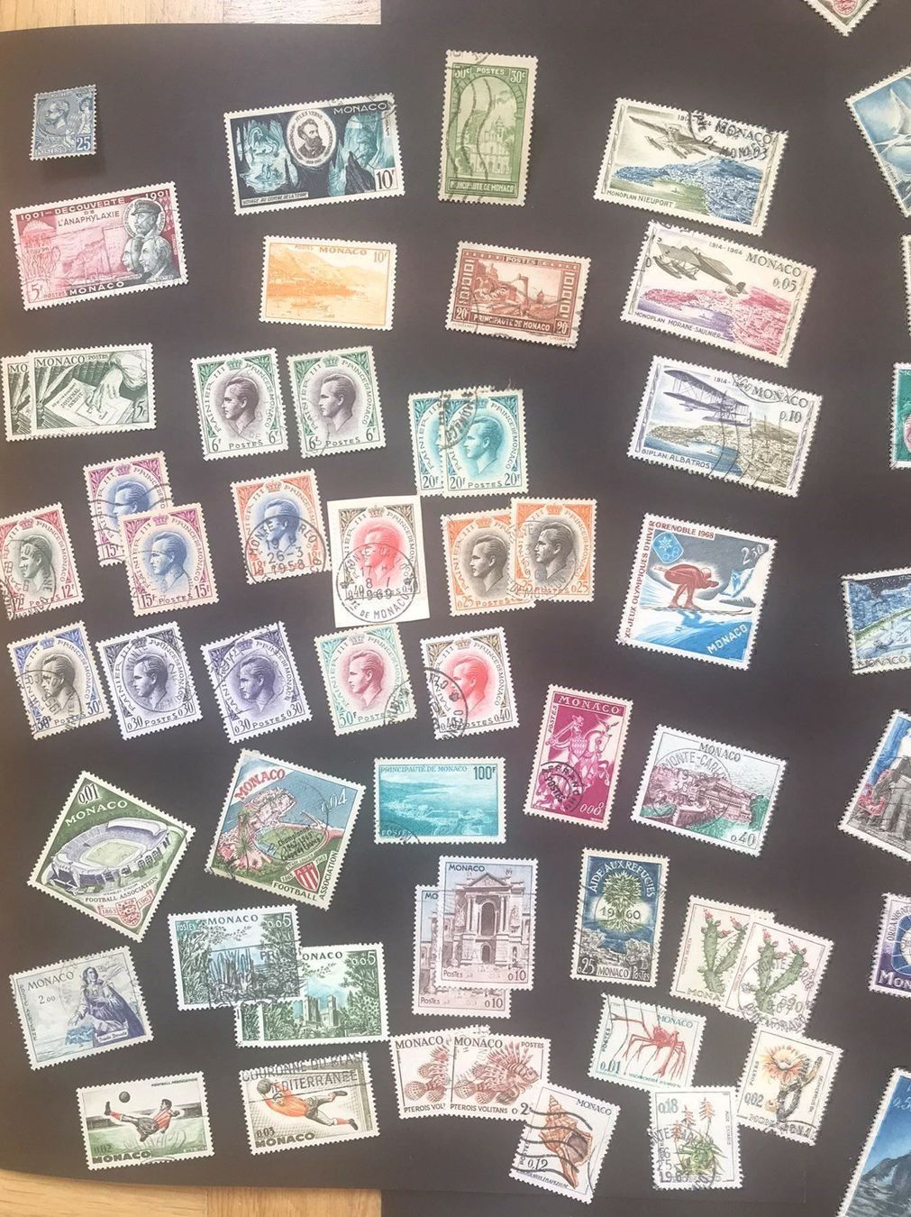 Alle Briefmarken: Interessantes Restlot Monaco ab 1901 – Gebraucht aus stäfa von brandy66 1