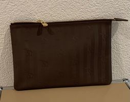 MAISON MOLLERUS Pochette chocolate gold, NEU
