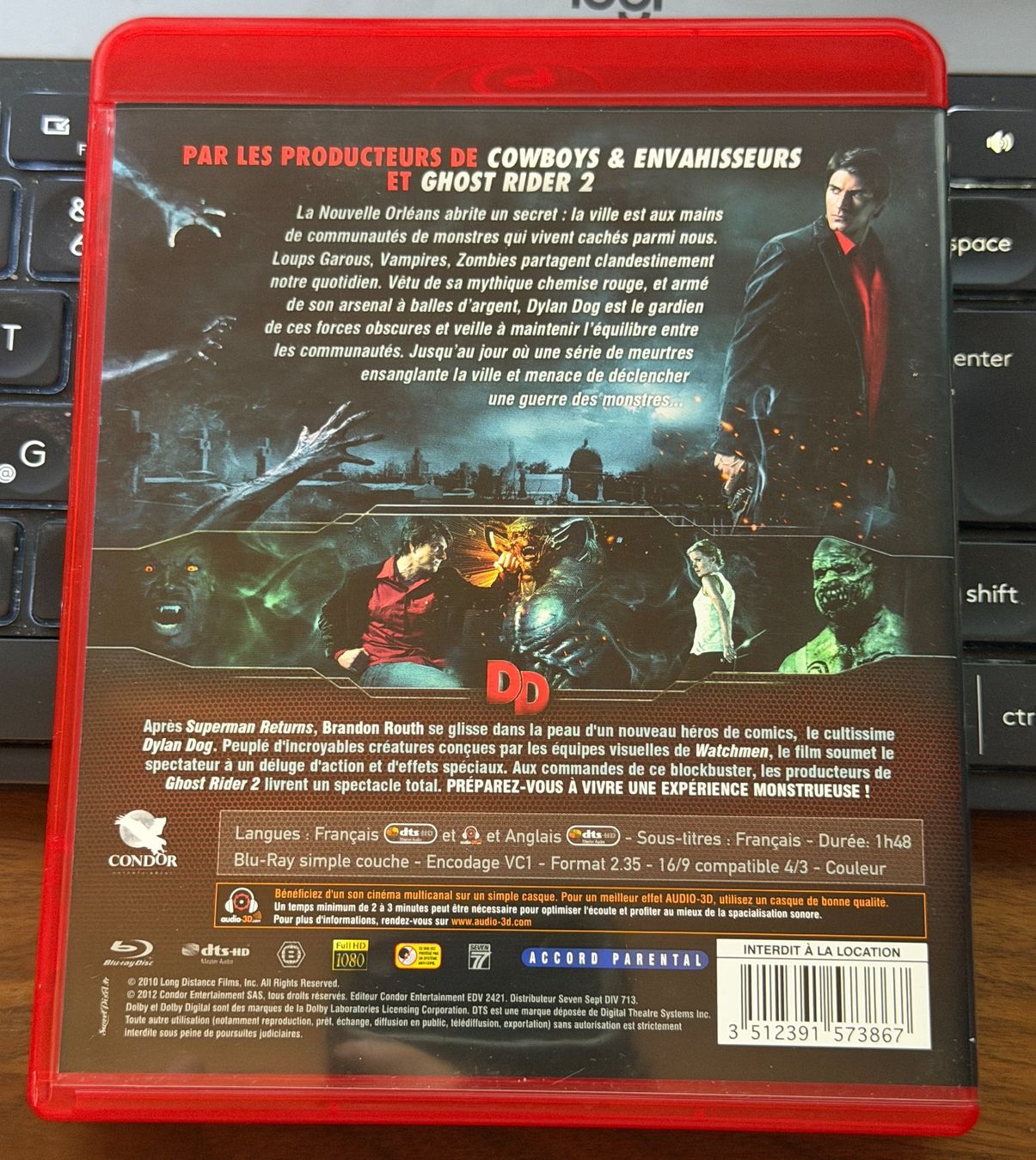 Tous les DVDs: Dylan Dog (2011) - Blu-ray – D'occasion à Semsales par __Florian__ 2