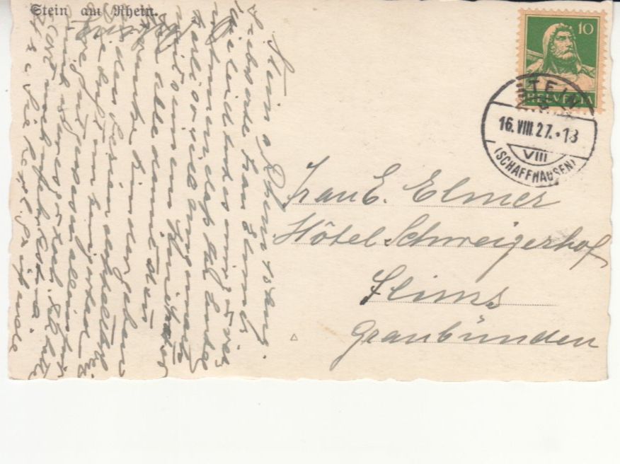 Cartes postales: Stein am Rhein 1927 – D'occasion à Bürglen TG par StampGraf 1