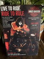 KISS Blechschild US-Werbung, Eric Carr