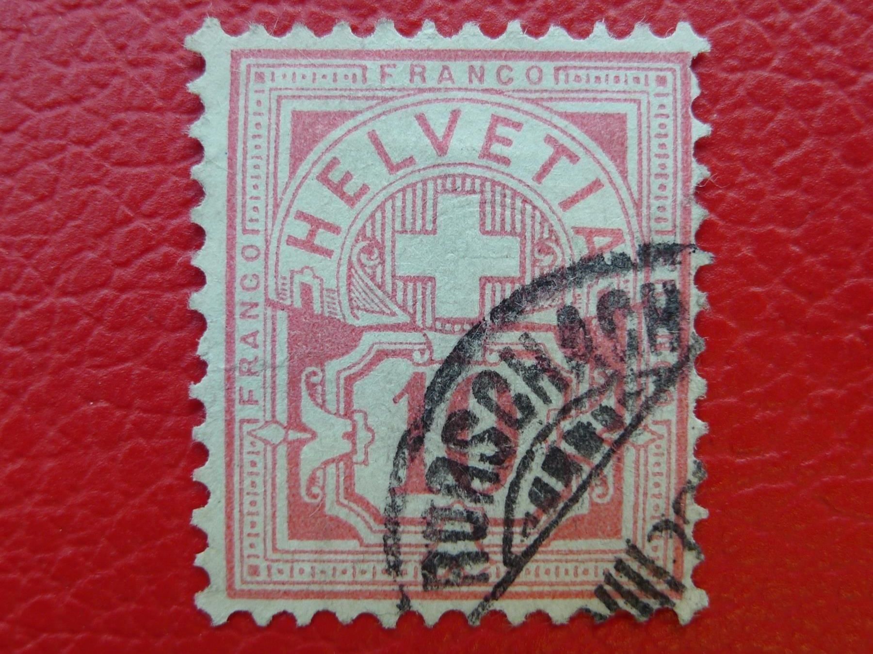 Alle Briefmarken: 1882, Nr.55 sauber gestempelt RORSCHACH, Kat: 95.-+ – Gebraucht aus Sursee von Luzernerraute