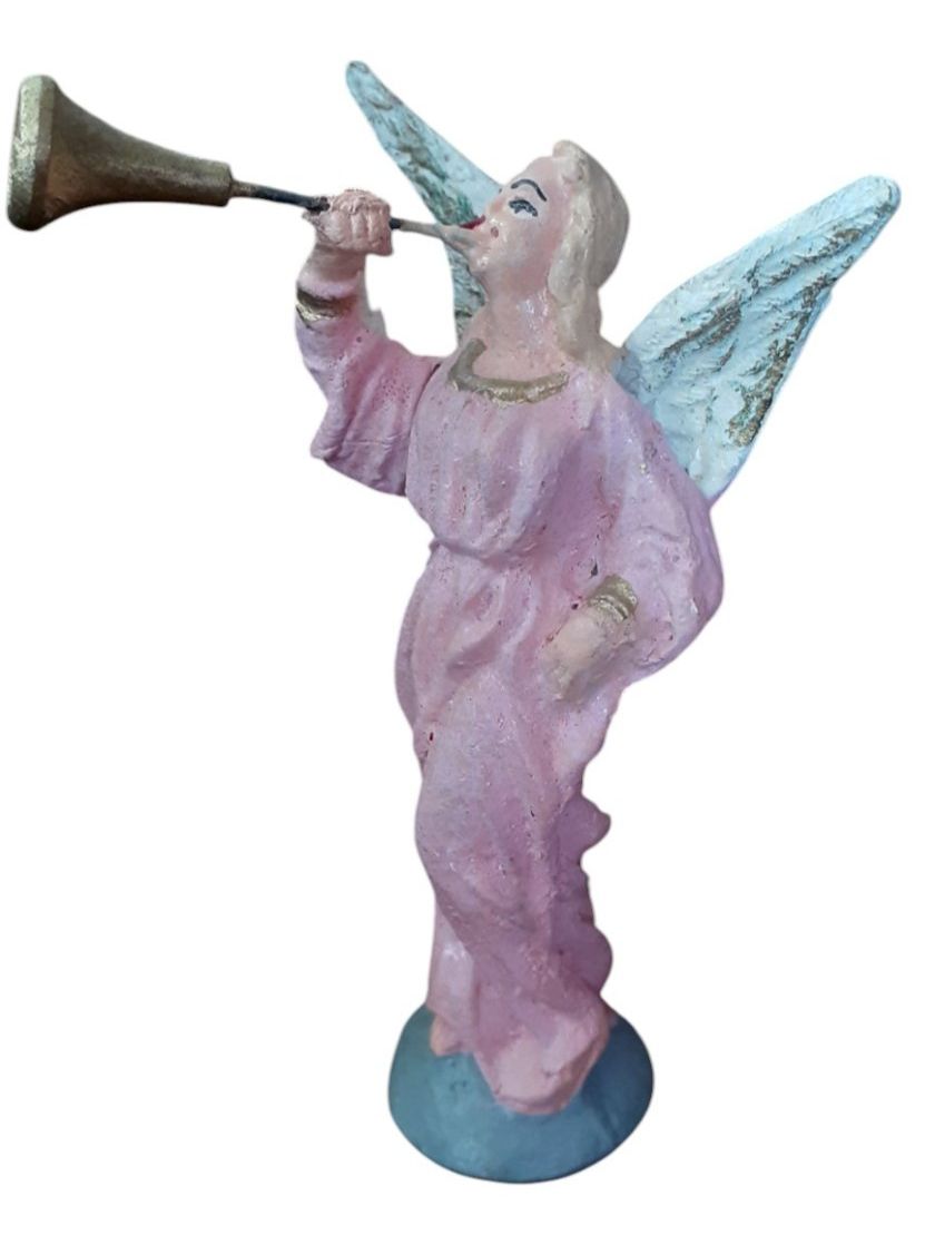 Figurines: Antike Krippenfigur Engel mit Trompete – D'occasion à Mörschwil par wunderkiste44