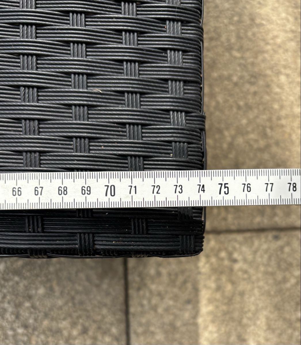 Tavoli: Quadratischer Rattan Loungetisch – Usato da Urdorf venduto da leoale 4