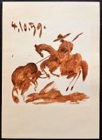 Pablo Picasso - Originale Vintage-Lithographie von 1961
