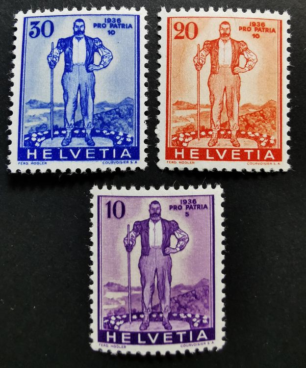 Suisse 1953 Pro Patria – Timbres Oblitérés Série 580-584 Complète, Collection Philatélie