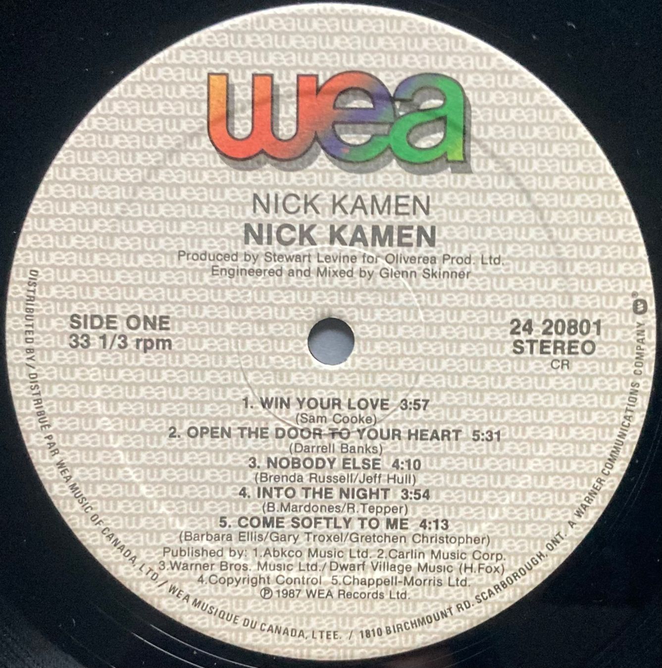 Schallplatten: NICK KAMEN - NICK KAMEN – Gebraucht aus Poliez-Pittet von Newtown-Records 3
