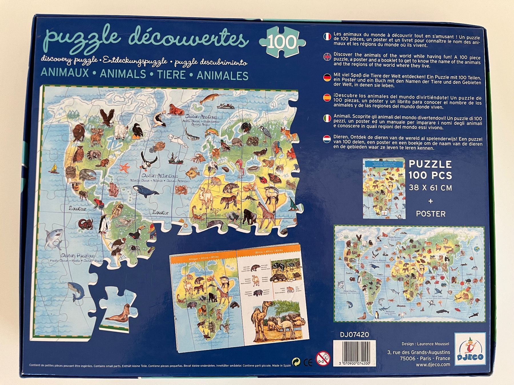 Djeco Puzzles: Puzzle Tiere 100 tlg – Gebraucht aus Meilen von Exclusive00 4