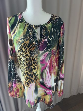 Bluse Elegance 100% Seide  Gr 42 a Top Zustand