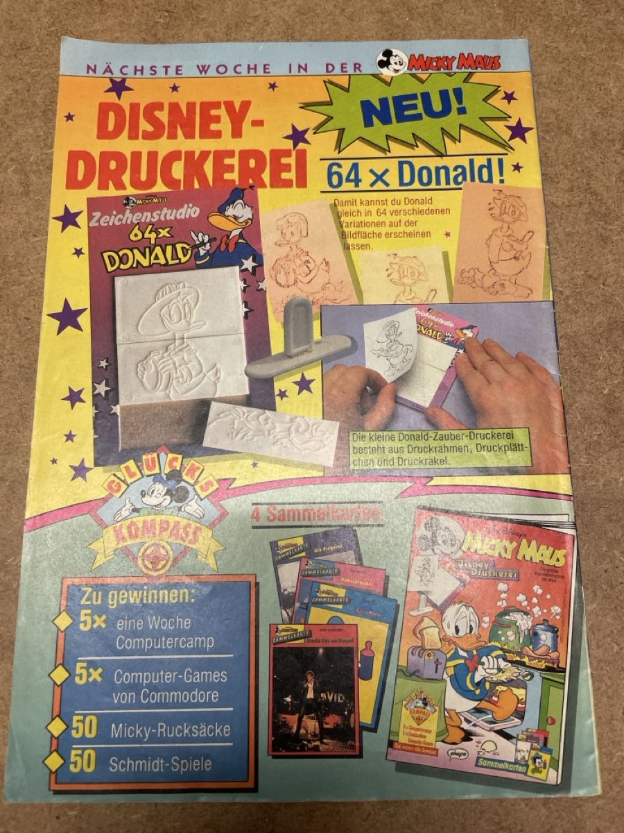 Fumetti: Micky Maus Magazin Nr. 12 - 1992 – Usato da Therwil venduto da rubininio 1
