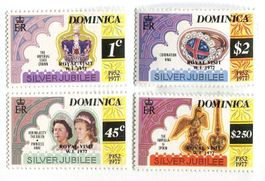 Briefmarken "Königin Elisabeth II". Dominica