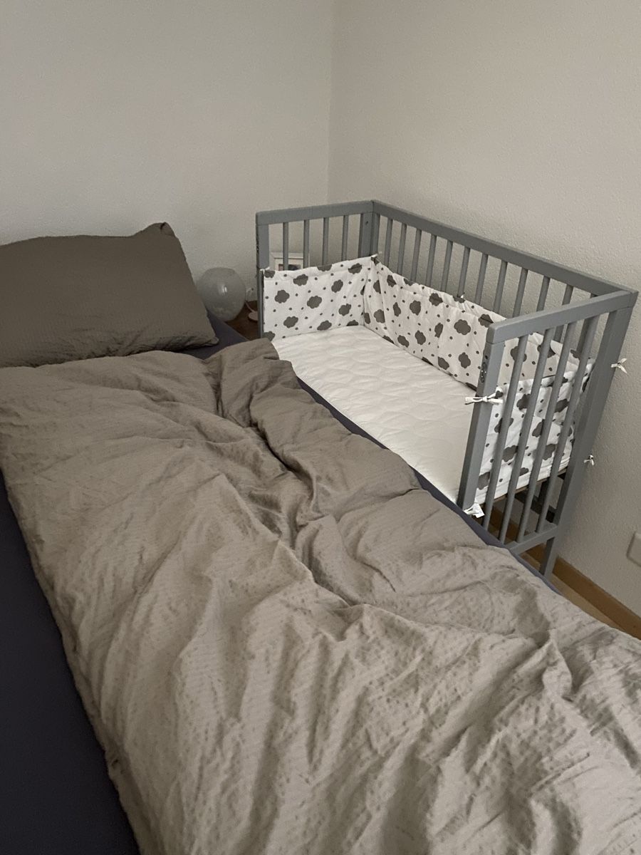 Letti: Beistellbett mit Rollen – Nuovo (secondo la descrizione) da Burgdorf venduto da SandraVolkmer 1